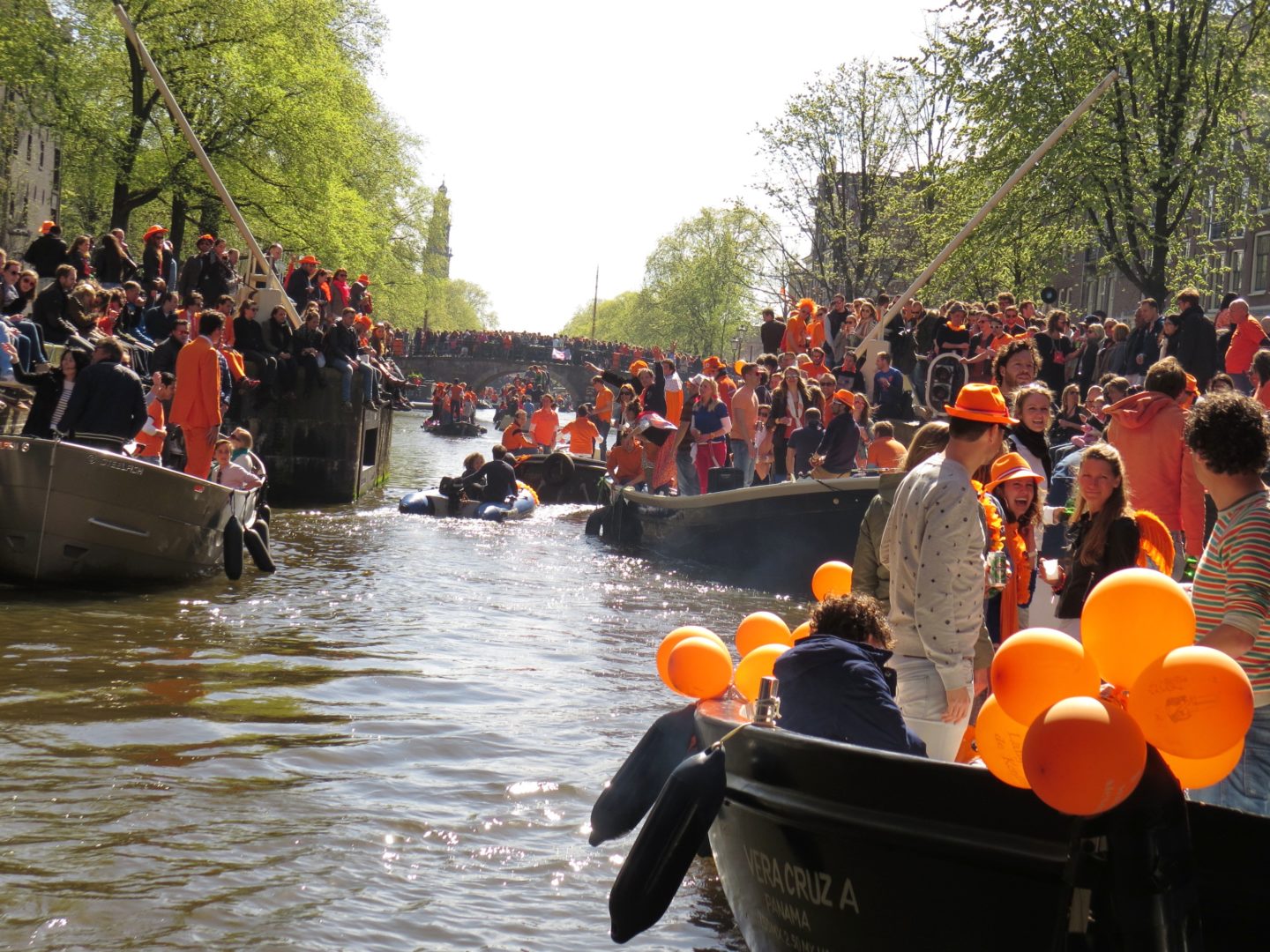 Königstag in Amsterdam