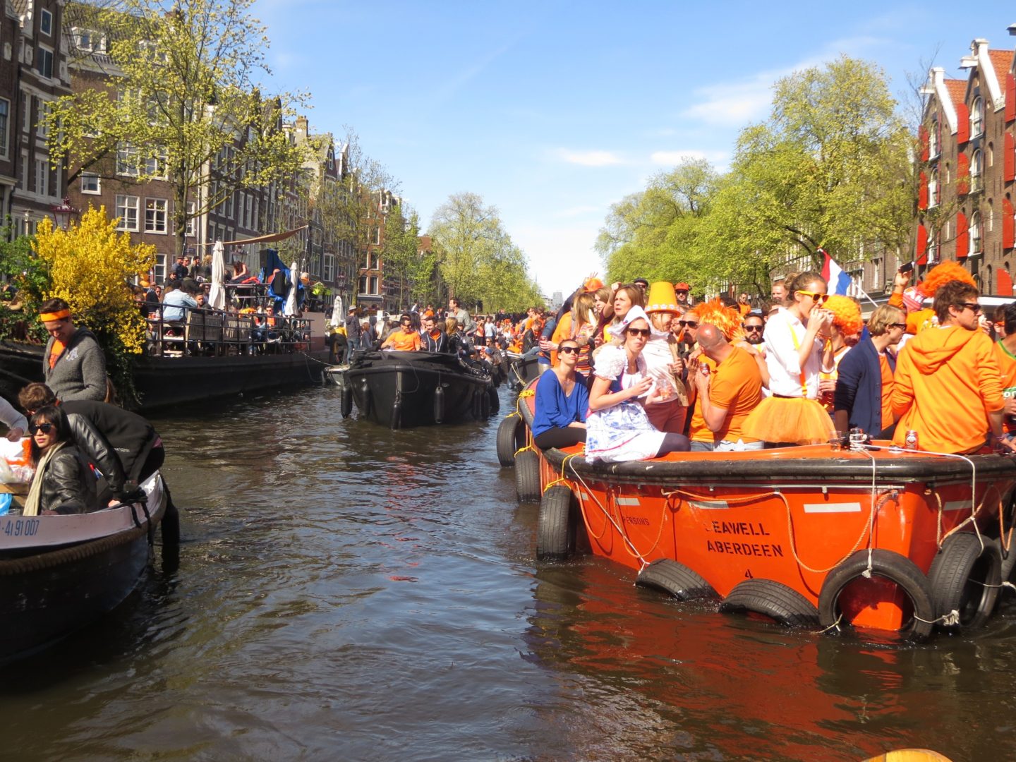 Königstag in Amsterdam