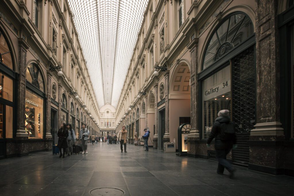 Instagram-Spots in Brüssel - Galeries Royales Saint-Hubert in Brussels