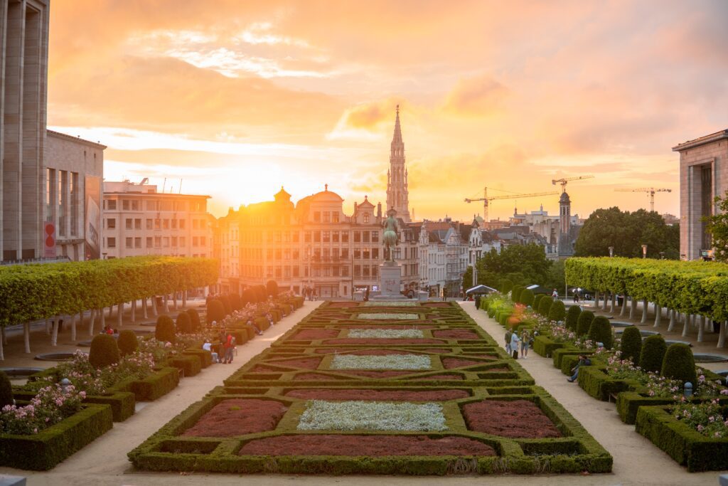 Instagram-Spots in Brüssel - Mont des Arts Brussels