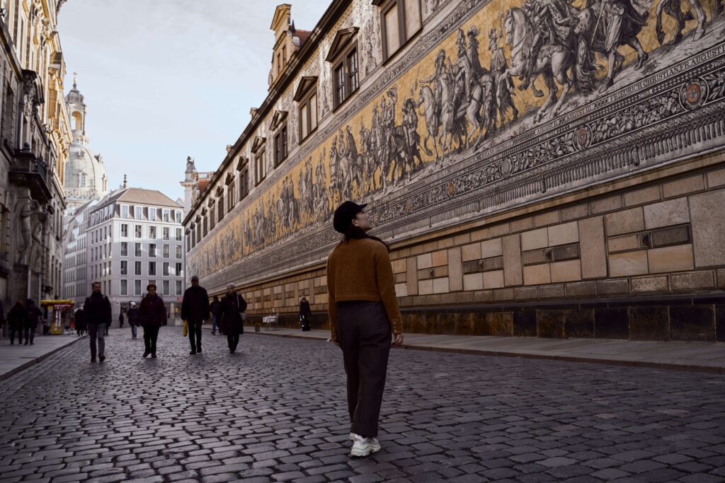 One day in Dresden: Fürstenzug