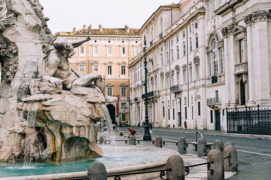 Rome in 2 days: Fountain of the Four Rivers