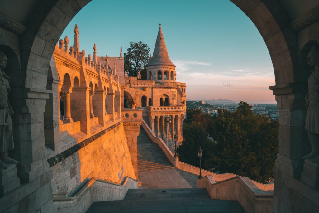 Sommer in Budapest: die Budapester Burg