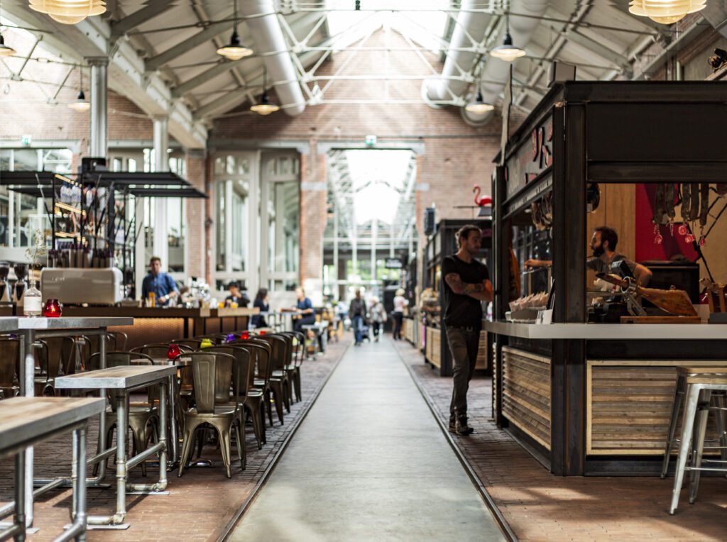 Eating in Amsterdam on a budget: Foodhallen