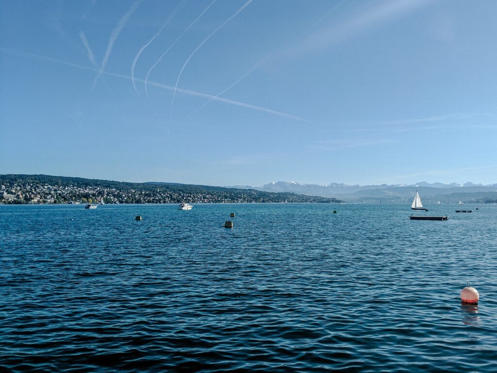 Sommer in Zürich: Zürichsee 
