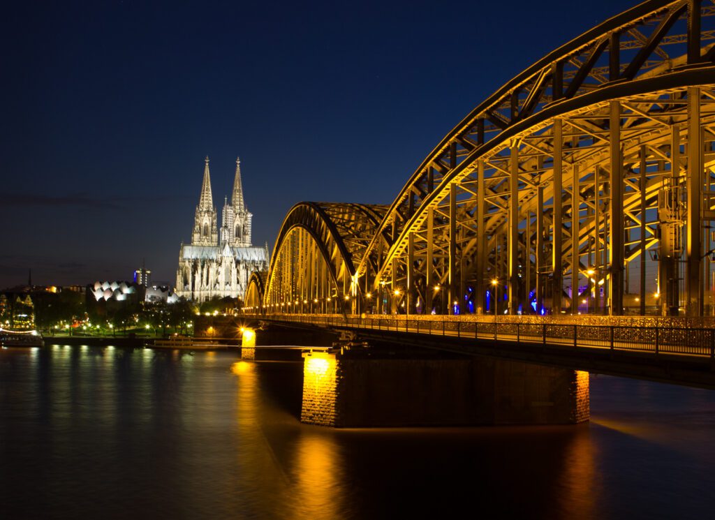 Hohenzollernbrücke, Köln, Deutschland