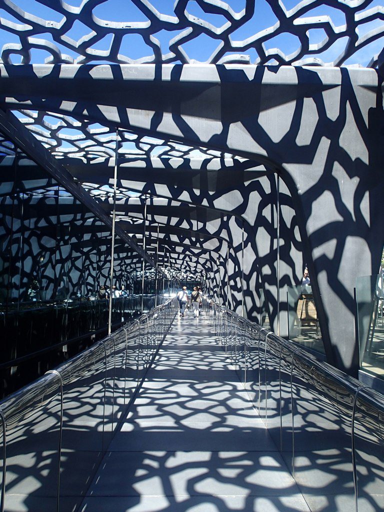Best things to do in Old Port Marseille - Shadows of the Mucem architecture