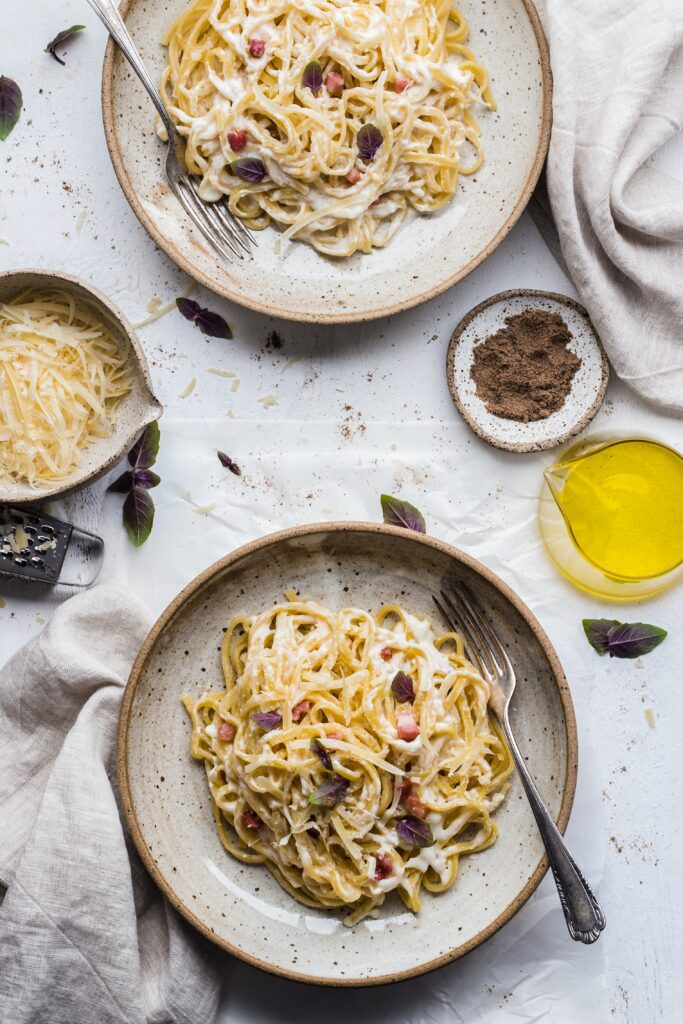 Rome like a local: insider tips - dishes of pasta Carbonara