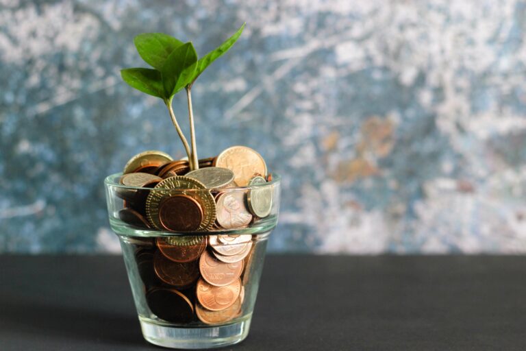 Best Budget-Friendly Activities in Cologne - a glass full of coins and a plant growing from it