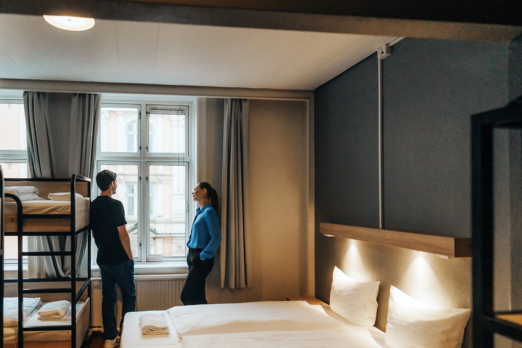 Dorm room with bunk beds at MEININGER Hotel Copenhagen
