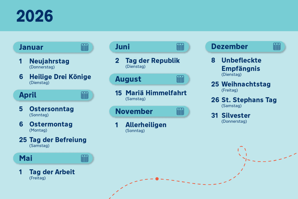 Italien Feiertage: Liste der Feiertage in Italien 2026
