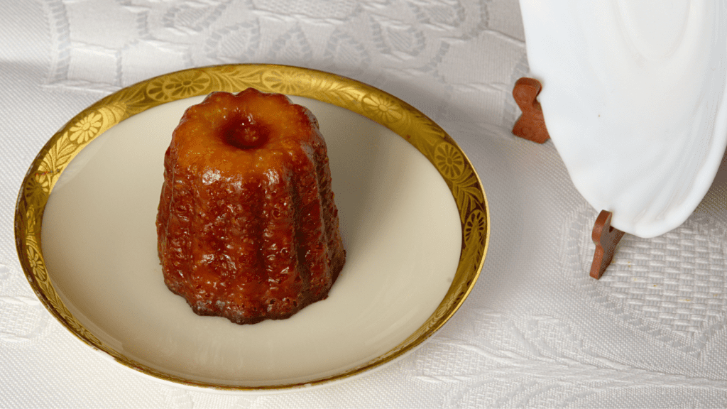 What to eat in Bordeaux: A classic Bordeaux canelé, caramelized crust and all