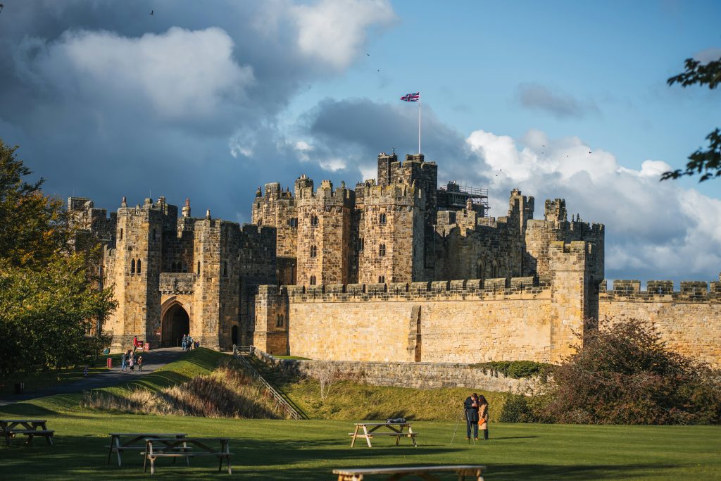 Alnwick Castle, der Hogwarts-Drehort für Harrys Flugstunden