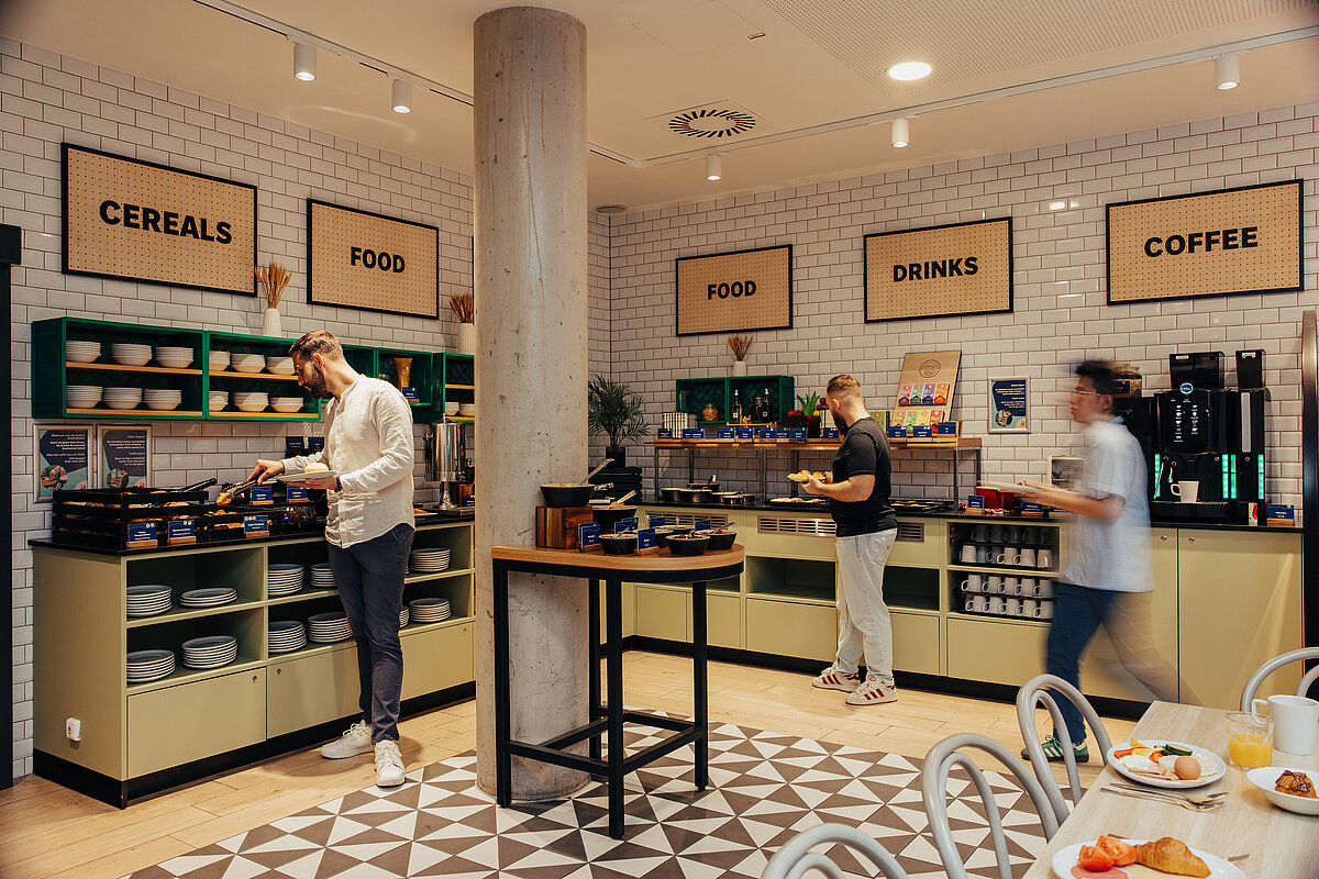 Salle de petit déjeuner MEININGER Hotel Vienna Downtown Franz