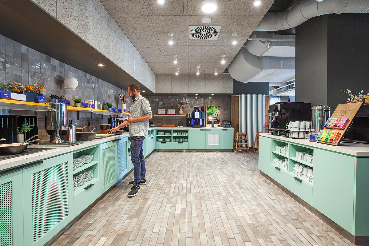 Salle de petit déjeuner MEININGER Hotel München Zentrum