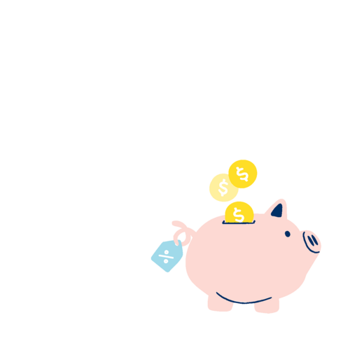 Rosa Tresor mit Münzsymbol für Bestpreisgarantie bei MEININGER Hotels