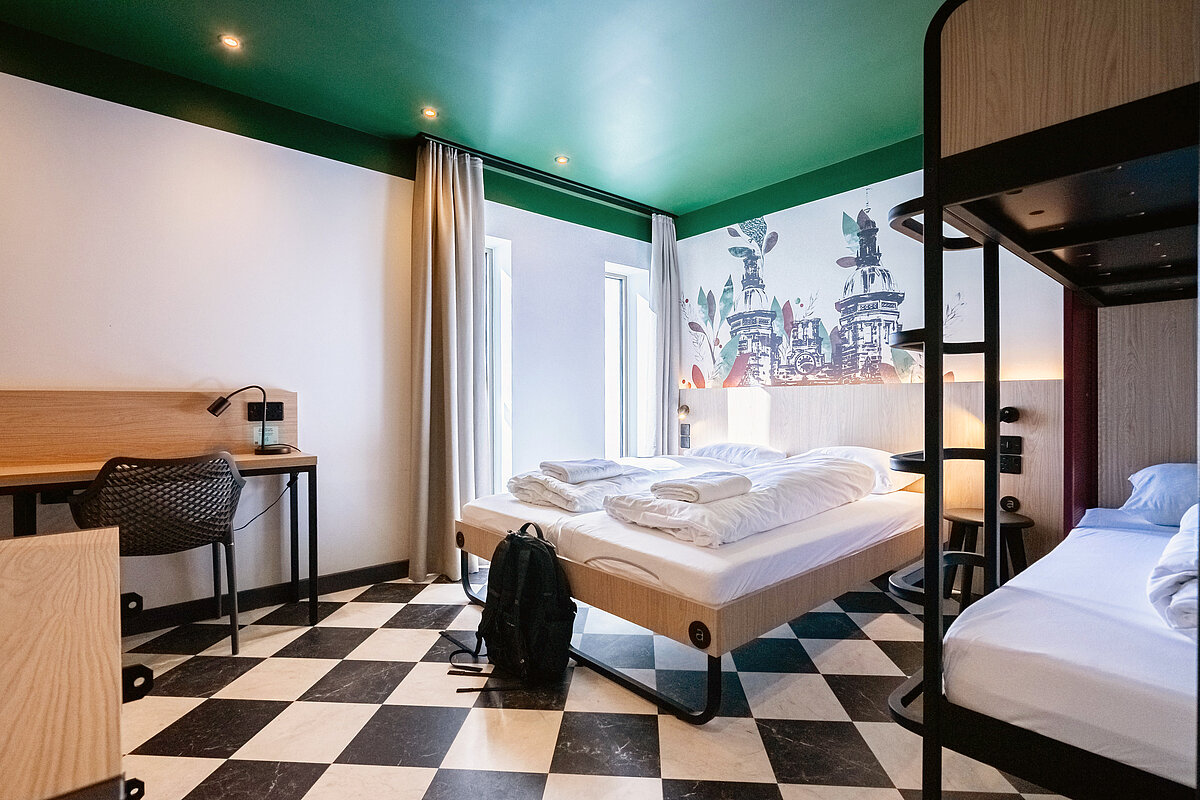 Mehrbettzimmer MEININGER Hotel Edinburgh Haymarket