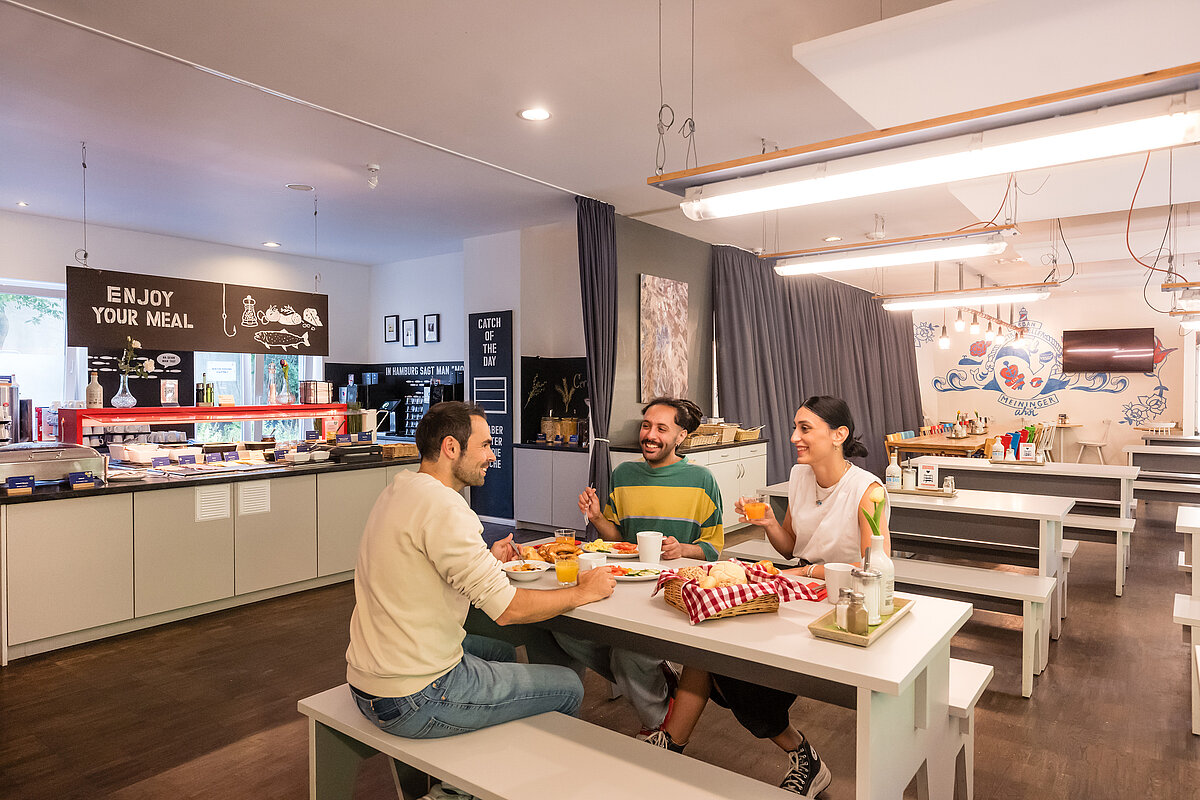 Salle de petit déjeuner MEININGER Hotel Hamburg City Center