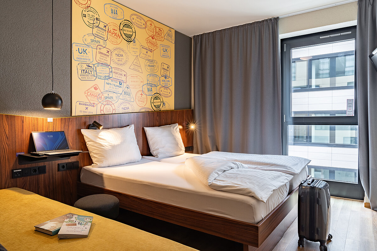Double room MEININGER Hotel Frankfurt/Main Airport