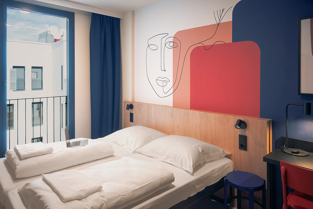 Double room MEININGER Hotel Barcelona Fira Gran Via