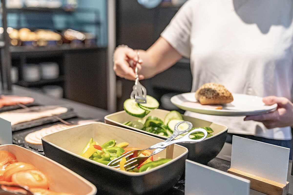 Frühstücksraum MEININGER Hotel Frankfurt/Main Airport