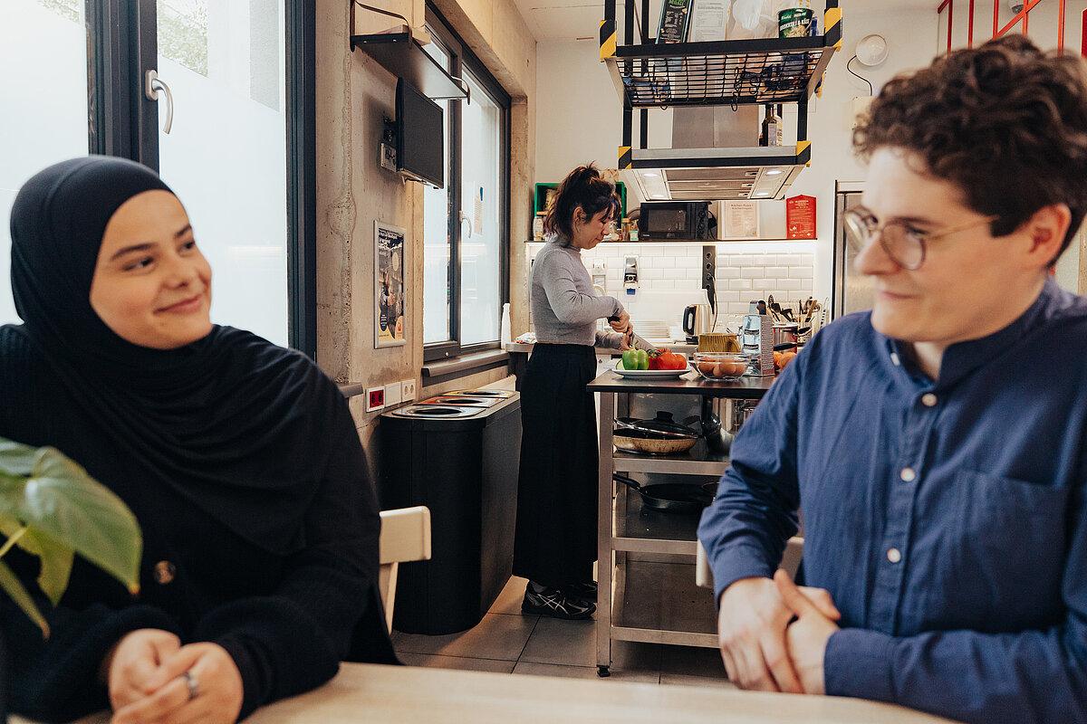 Cuisine commune MEININGER Hotel Vienna Downtown Franz