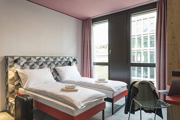 MEININGER Hotel Zürich Greencity - Enkelt-/dobbeltværelse
