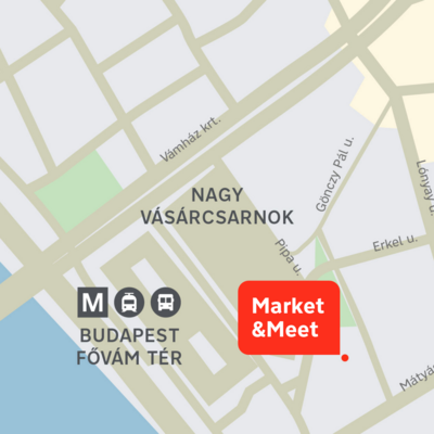 Map showing the location of the Market&Meet room