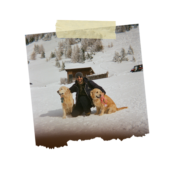 Photo de film montrant un homme avec 2 chiens à Innsbruck, Autriche