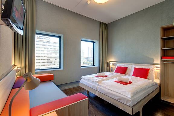 MEININGER Hotel Amsterdam City West - Enkelt-/dobbeltværelse