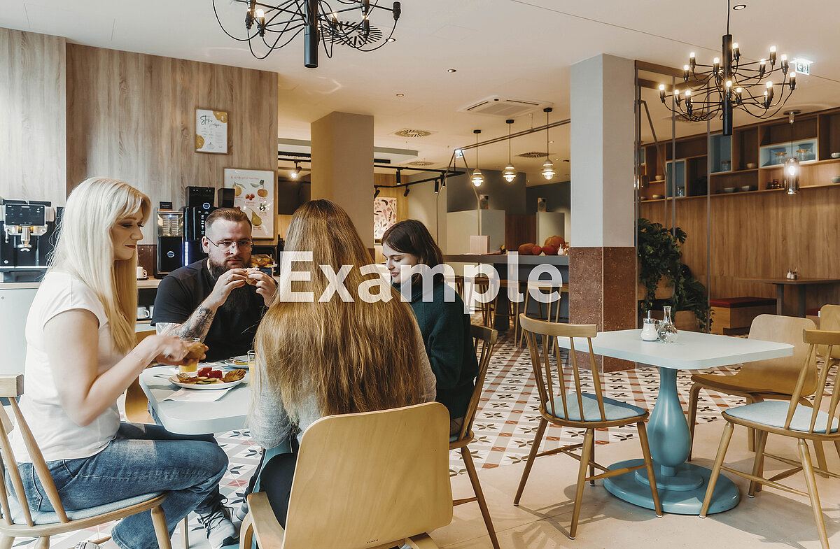 Salle de petit déjeuner MEININGER Hotel Edinburgh Haymarket