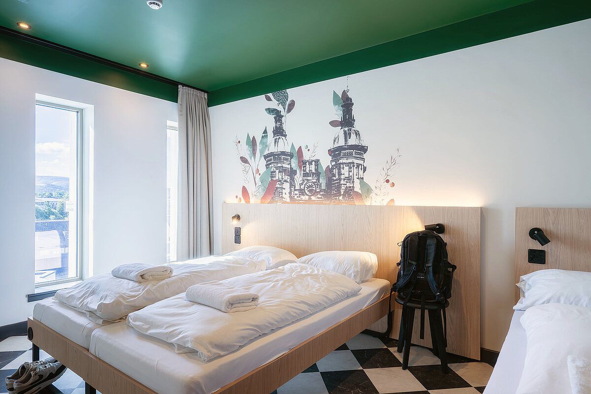 Zweibettzimmer MEININGER Hotel Edinburgh Haymarket