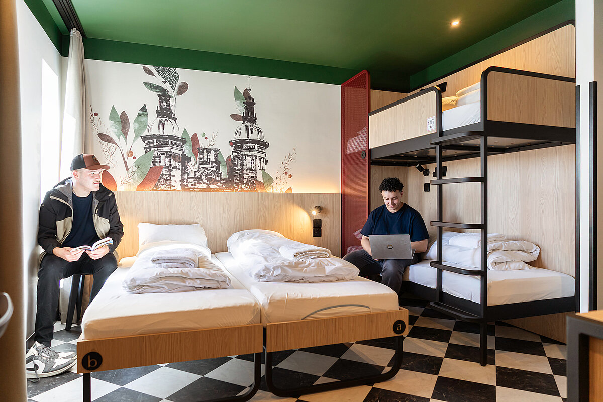 Schlafsaal MEININGER Hotel Edinburgh Haymarket