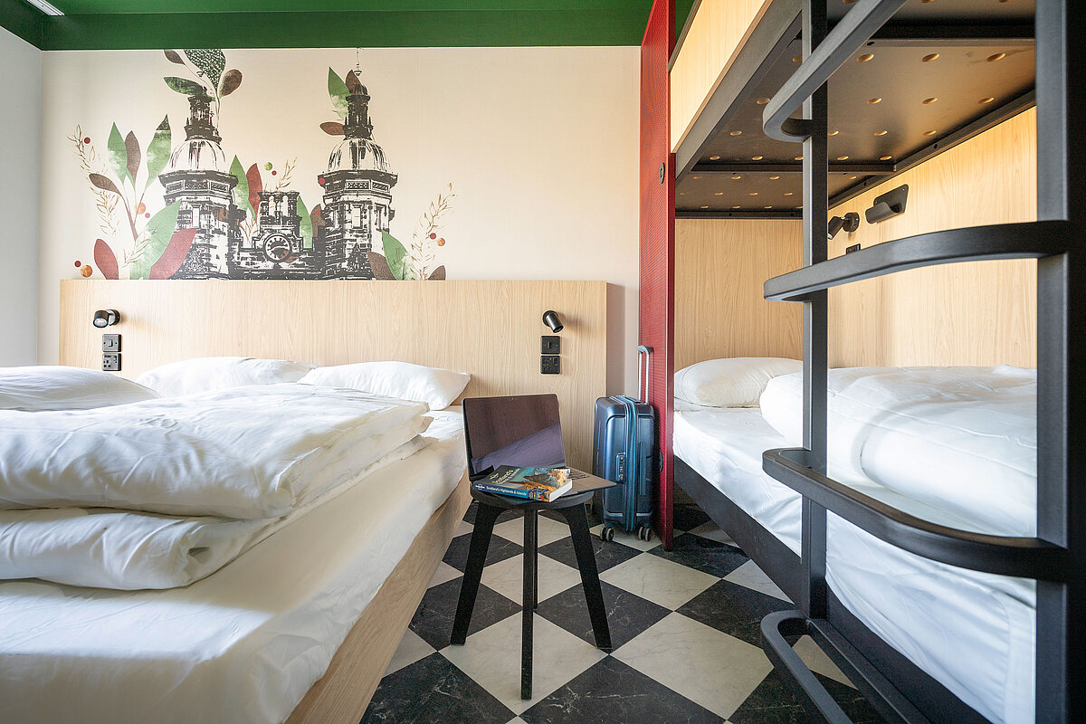 Camera multi letto MEININGER Hotel Edinburgh Haymarket