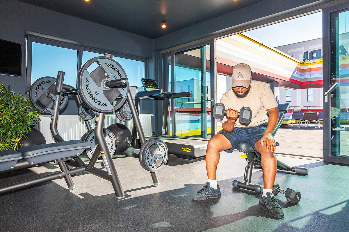 Salle de sport MEININGER Hotel Berlin Airport