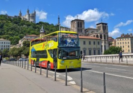 seværdigheder i Lyon - Lyon: Hop-on hop-off-sightseeingbustur