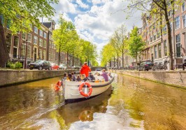 seværdigheder i Amsterdam - Amsterdam: Åben båd kanalrundfart