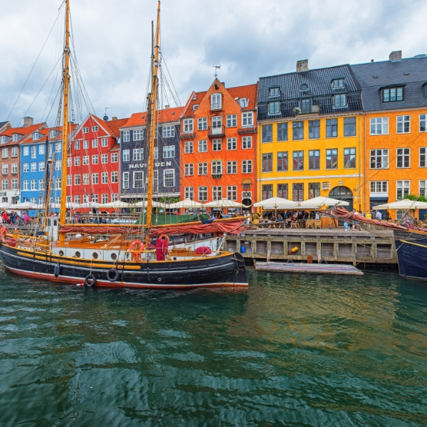 Colorful buildings at Nyhavn, Copenhagen, a top attraction near MEININGER Hotels